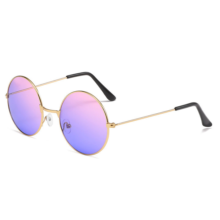 Retro Runde Glas Sonnenbrille Karnz