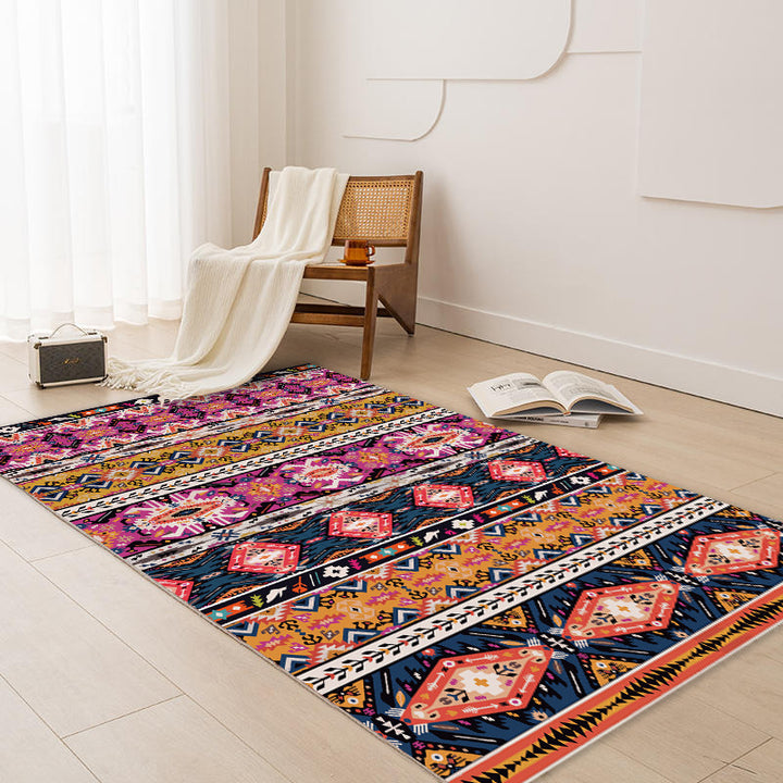Geometrischer Bohemian Teppich