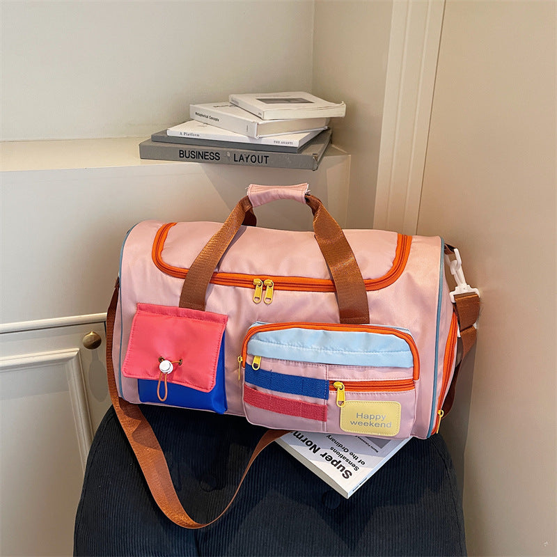 Bunter Mehrfach-Taschen Reise Duffle Bag