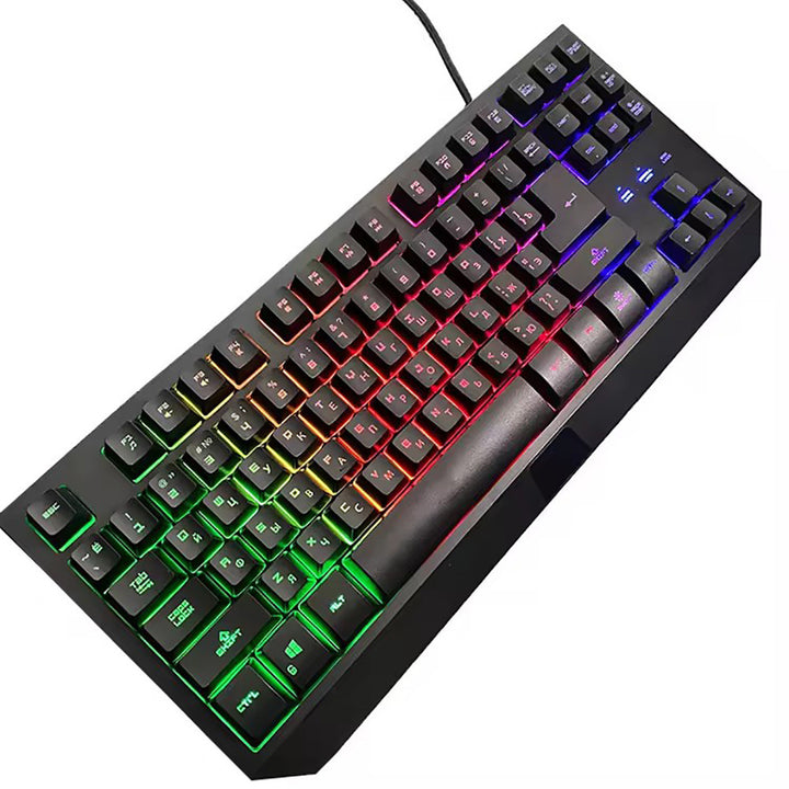 Mechanische Gaming-Tastatur mit Rgb-Hintergrundbeleuchtung Karnz