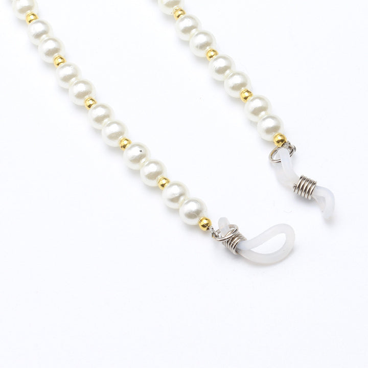 Elegante Perl Brillen Kette Karnz