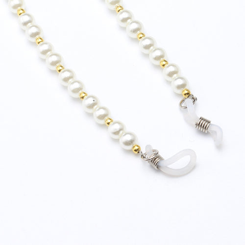 Elegante Perl Brillen Kette Karnz