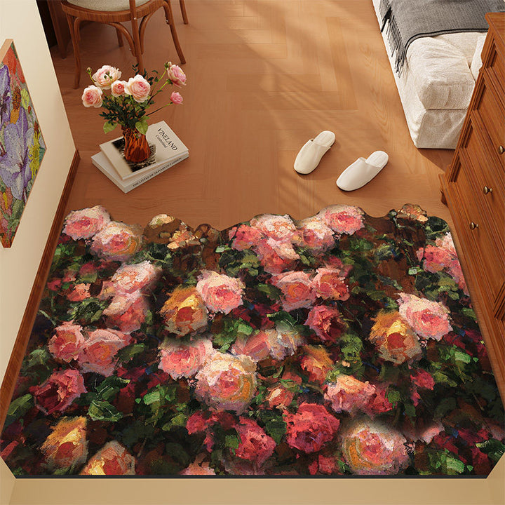 Florales Themen-Teppich