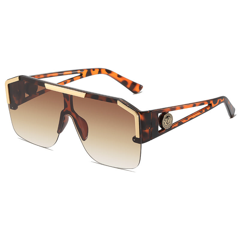 Übergroße geometrische Sonnenbrille Karnz