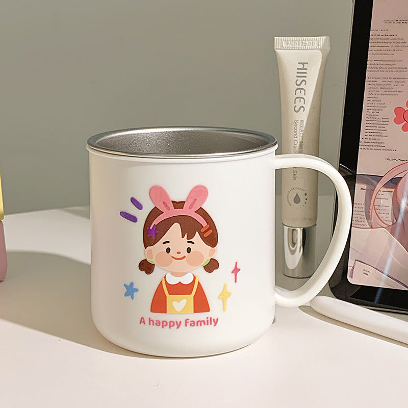 Keramiktasse mit Fröhlichem Familienmotiv Karnz 1786635457