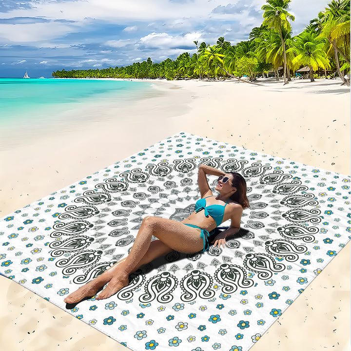 Mandala Design Strandmatte Karnz