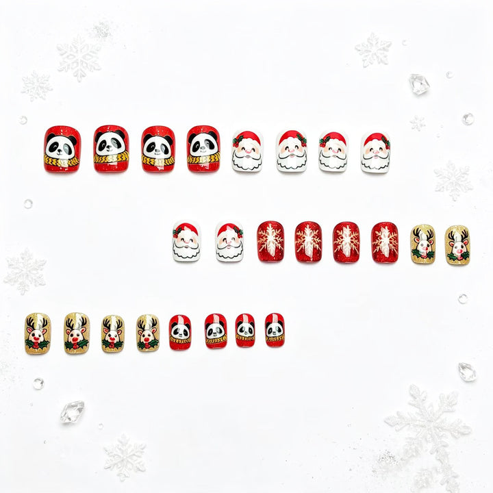 Kreative Weihnachtskunstnägel Karnz