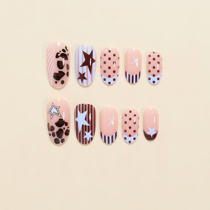 Künstlerisches Muster Nagelkunst Set Karnz