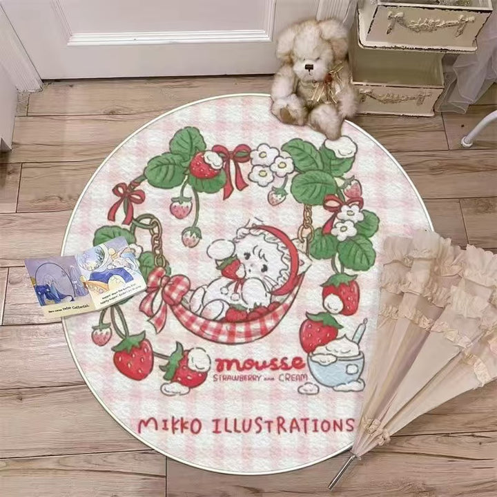 Adorable runder Spielmatte