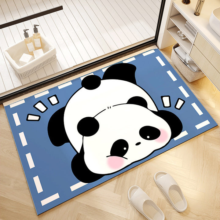 Süßer Panda-Druck-Badezimmermatte Karnz