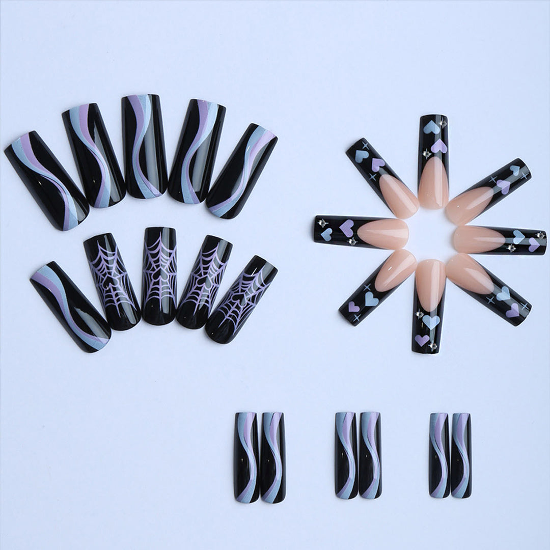 Künstliche Nagelverlängerungen mit Trendigem Design Karnz