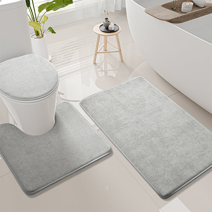 Luxuriöse Weiche Badezimmermatte Set