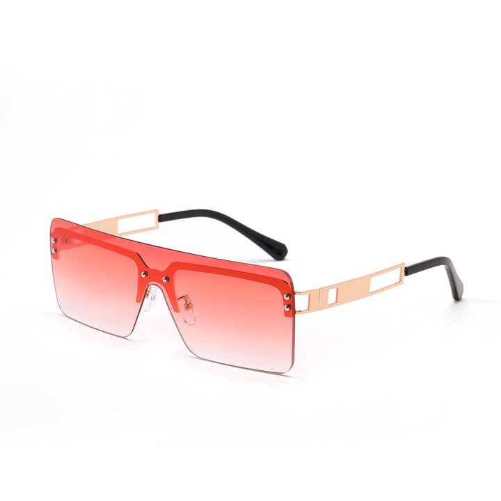 Damen oversized Sonnenbrille mit modernem geometrischem Design Karnz