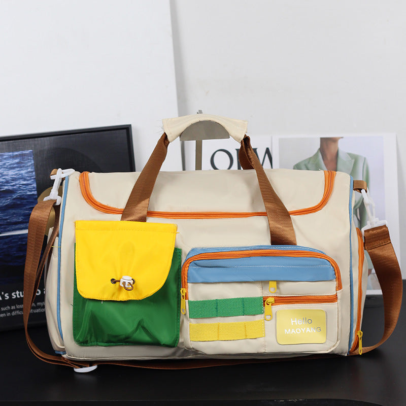Funktionale Mehrfachfächer Sport-Duffel Tasche