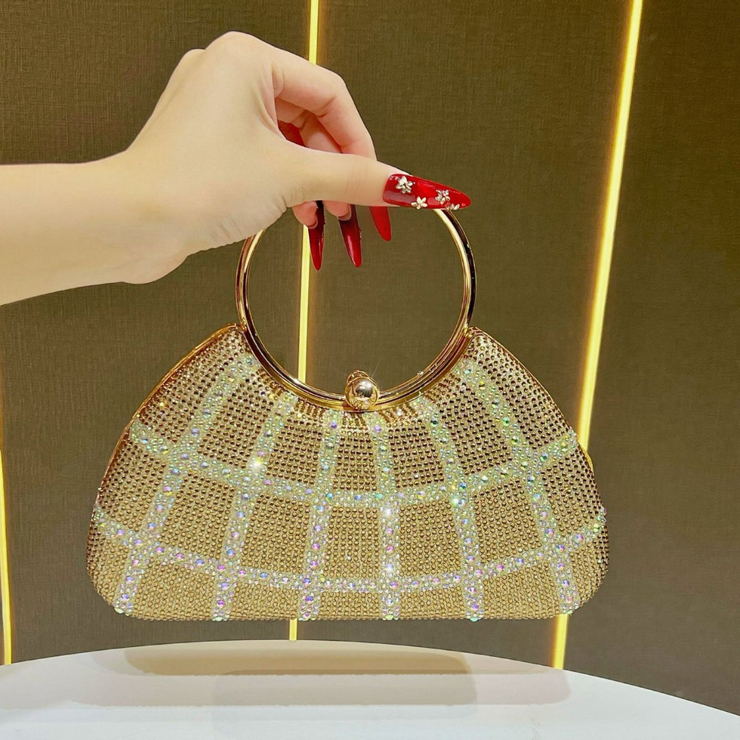 Rhinestone-besetzte Abendhandtasche