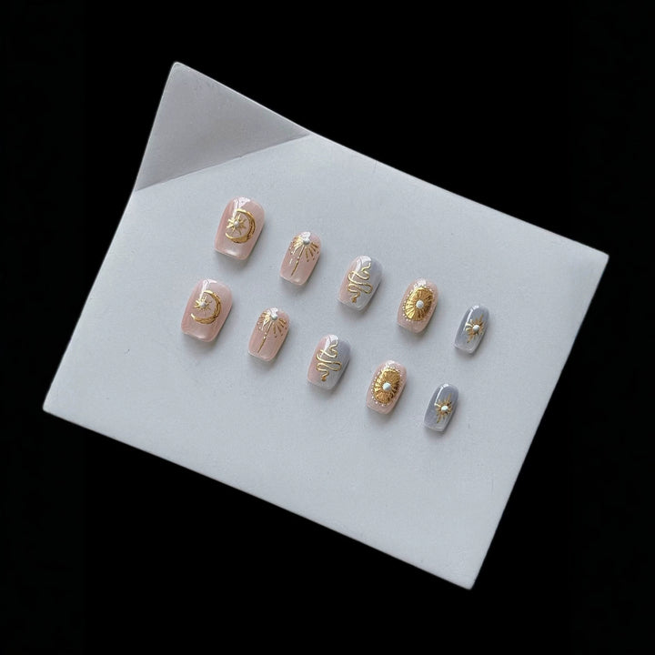 Himmels-inspirierte Press-On Nail Set
