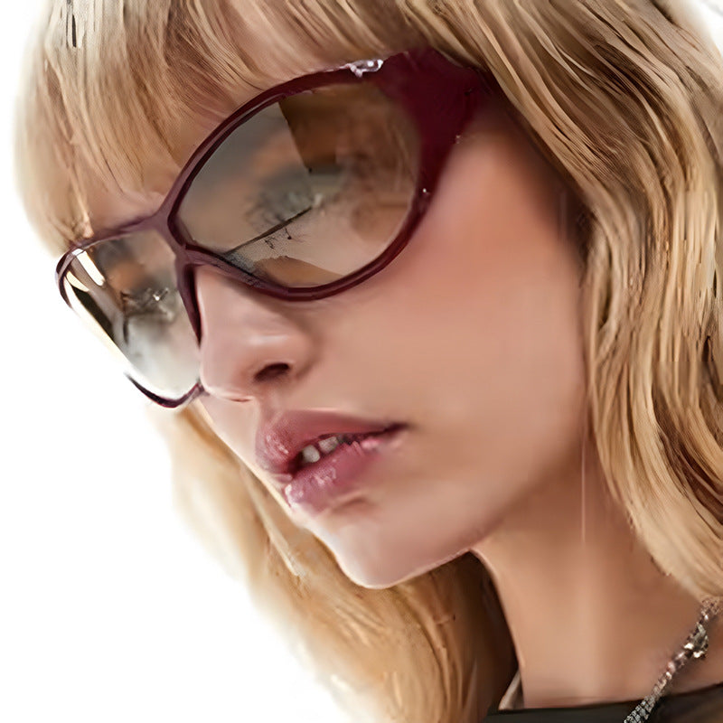 Damen Sportliche Sonnenbrille mit ergonomischem Design und UV-Schutz Karnz