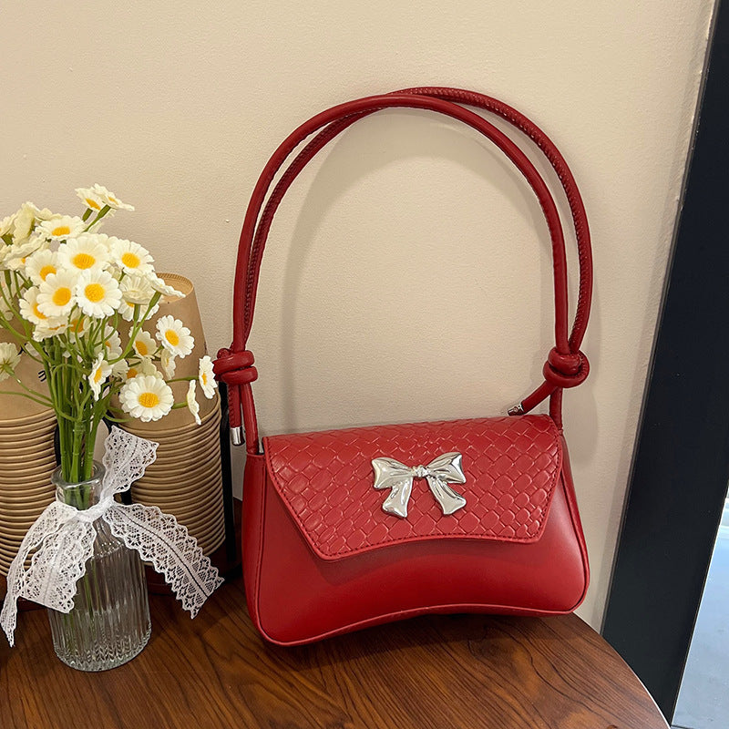 Chic Bow-Detail Handheld Clutch Bag Karnz