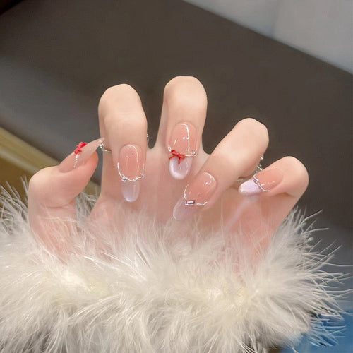 Premium ozean-inspirierte Press-On Nagelerweiterungen Karnz