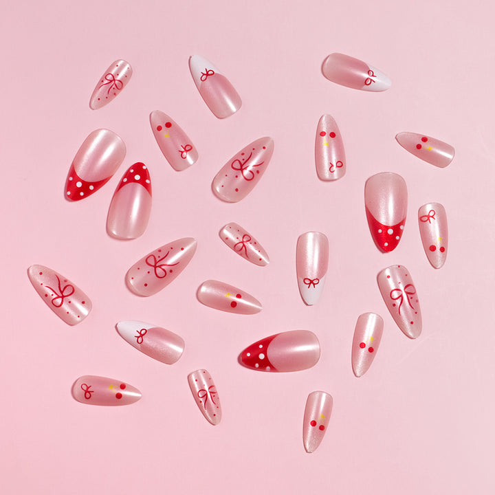 Künstlerisches thematisches Press-On-Nagelset Karnz