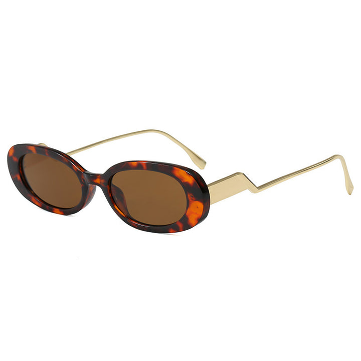 Damen retro-inspirierte Sonnenbrille mit zeitgemäßem Design und markantem Rahmen Karnz