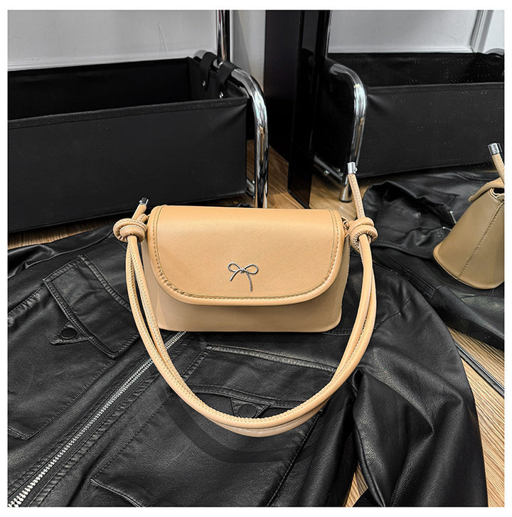 Minimalistische Schleifen-Detail Crossbody-Handtasche Karnz