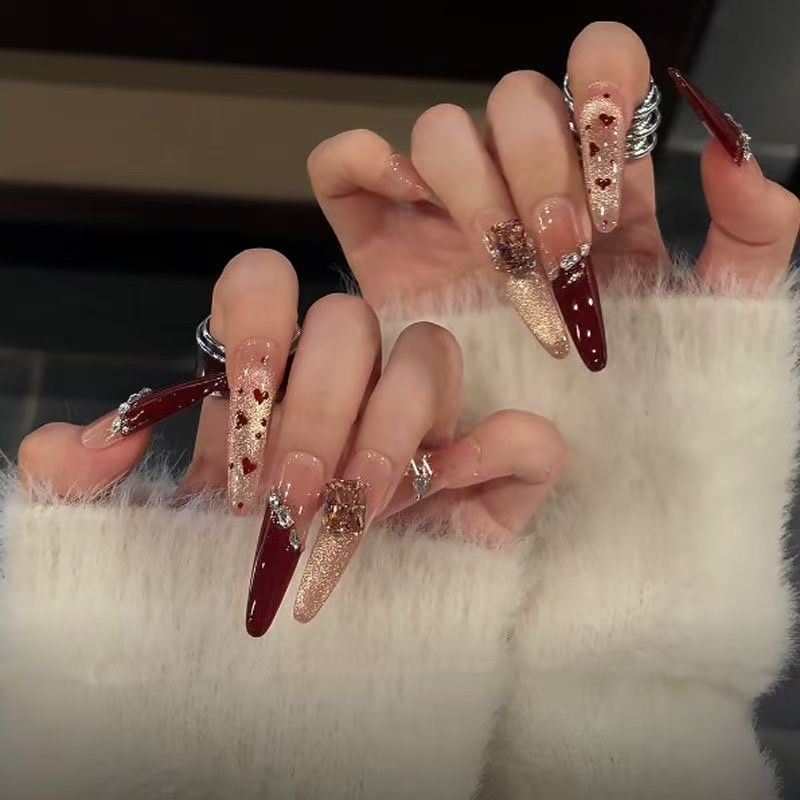 Glamouröse Themen 3D Nagelkunst Extensions Karnz