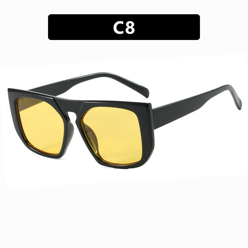 Damen quadratische Fashion Sonnenbrille Karnz