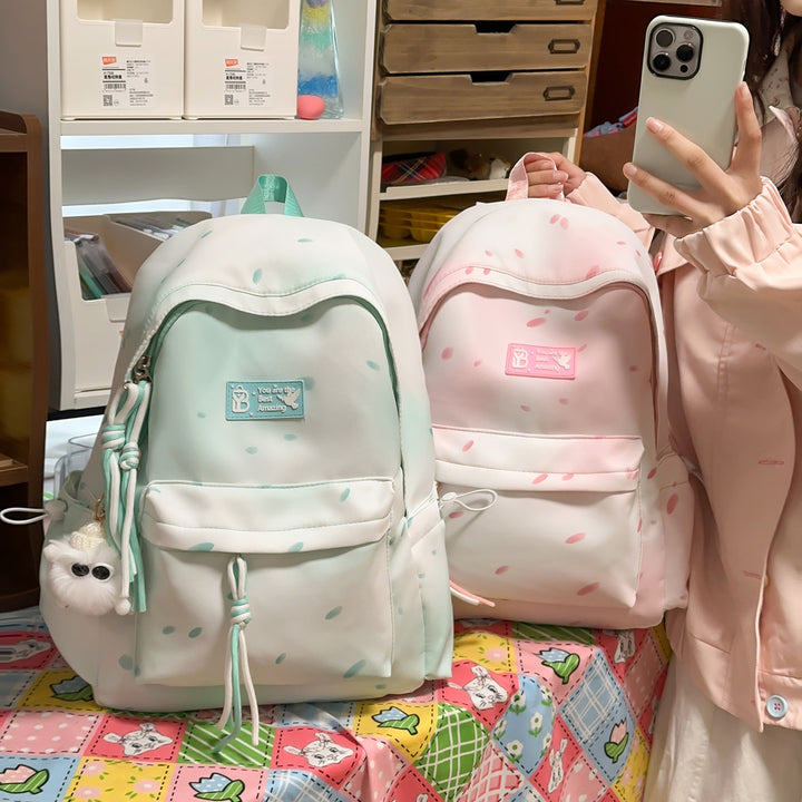 Stilvolle gepunktete Rucksack Karnz