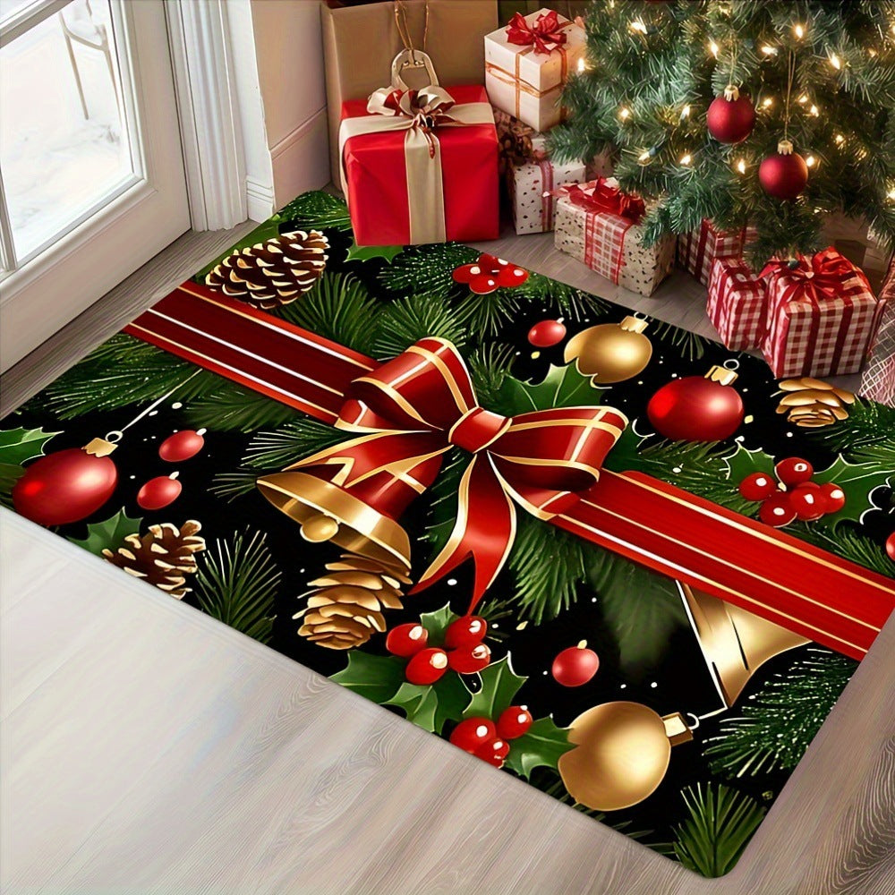 Festliche Weihnachtsmann-Themen-Türmatte