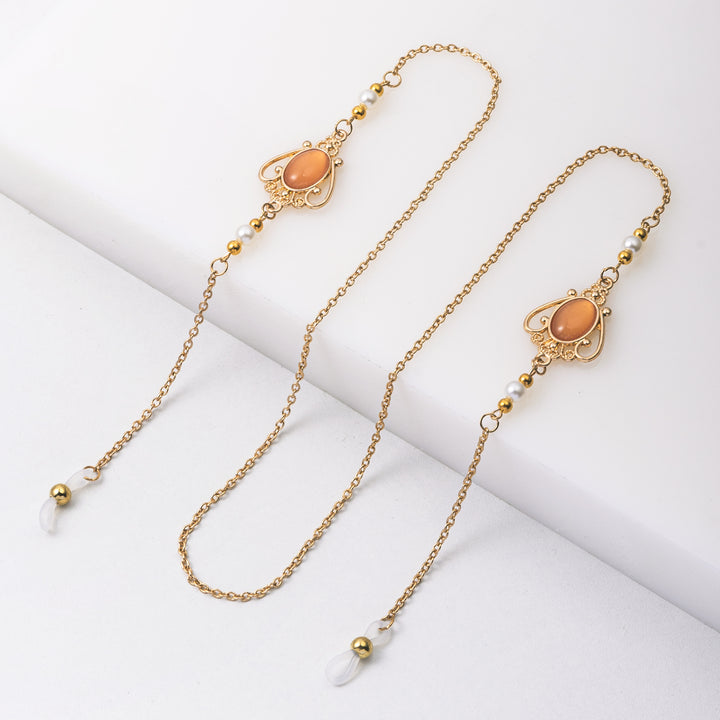 Elegante Tropfenohrringe mit Perlenakzenten Karnz
