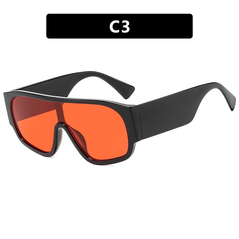 Damen Modische Oversized-Sonnenbrille mit einzigartigem Design Karnz
