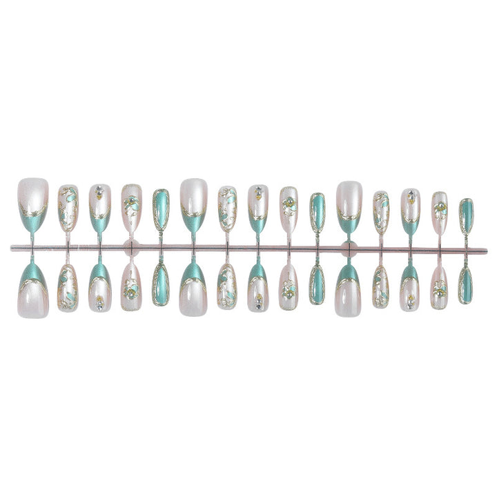 Dekoratives Floral Art Press-On Nail Set Karnz