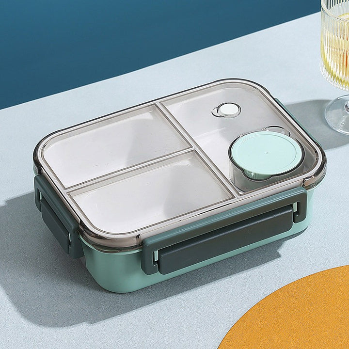 Edelstahl Bento-Box mit auslaufsicherem Deckel