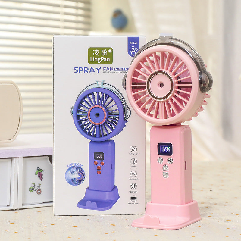 Damen Tragbarer USB Ventilator mit digitaler Steuerungsanzeige und flexibler Neigung Karnz