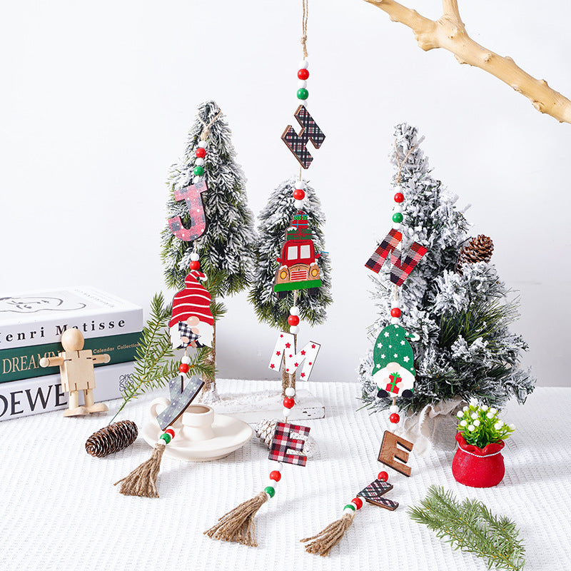 Dekorative Weihnachtsanhänger mit Weihnachtsmann-Motiv Karnz