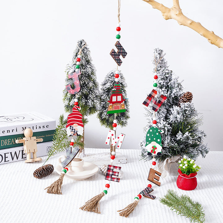 Dekorative Weihnachtsanhänger mit Weihnachtsmann-Motiv Karnz