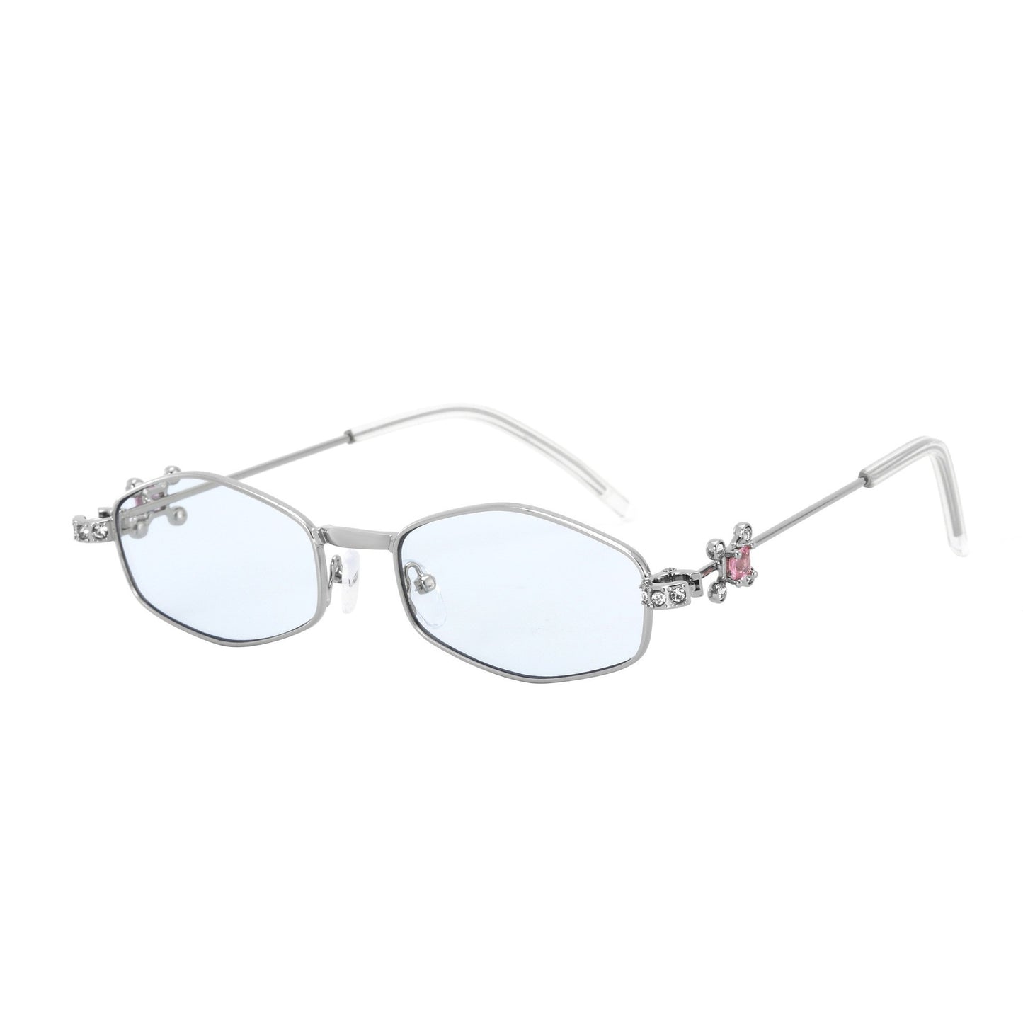 Damen Designer-Sonnenbrille mit elegantem Schmuckrahmen Karnz