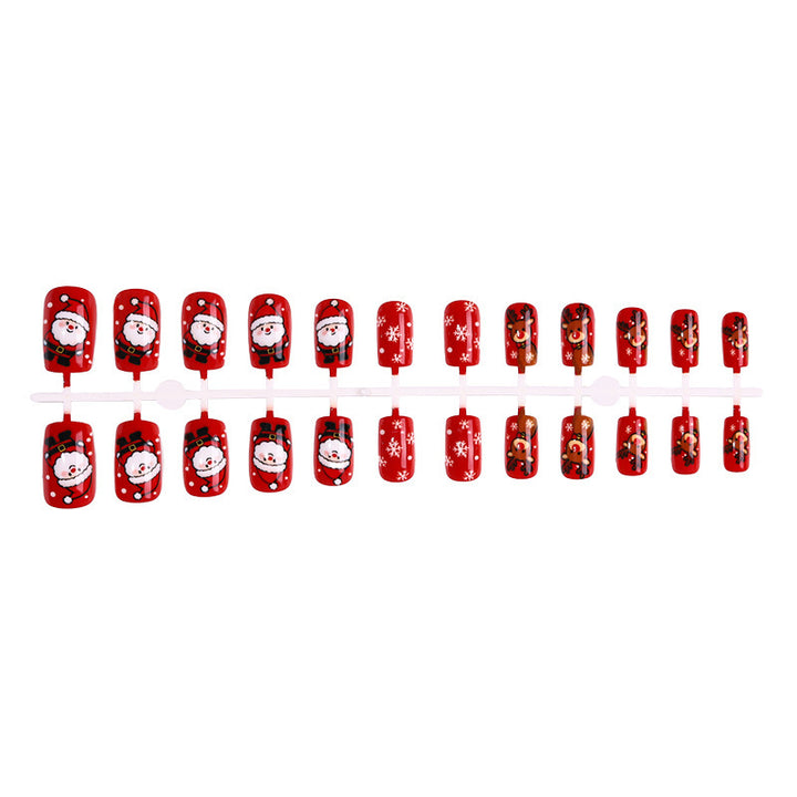 Festliches Weihnachtskunstnagelset Karnz