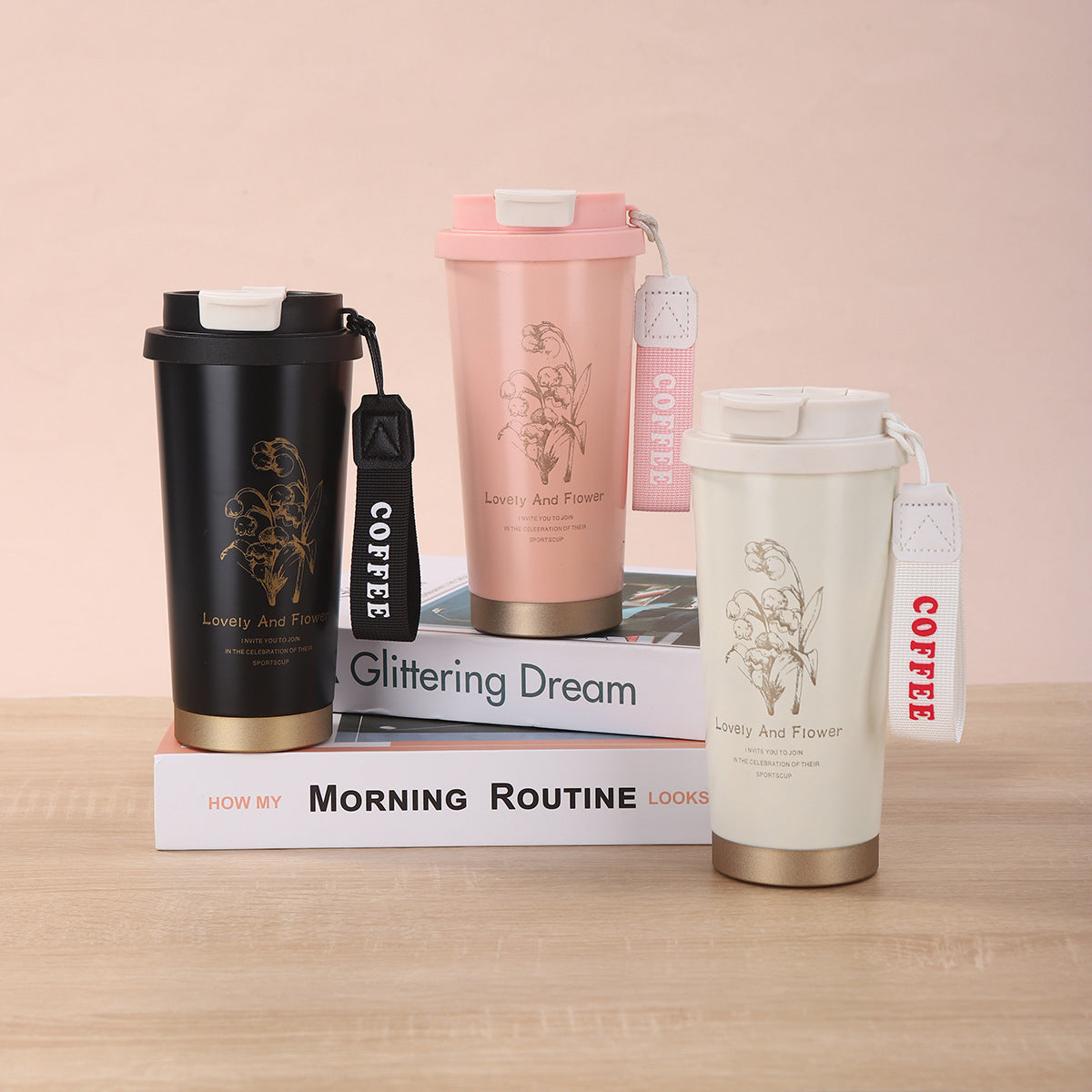 Damen eleganter und isolierter To-Go Trinkbecher Karnz