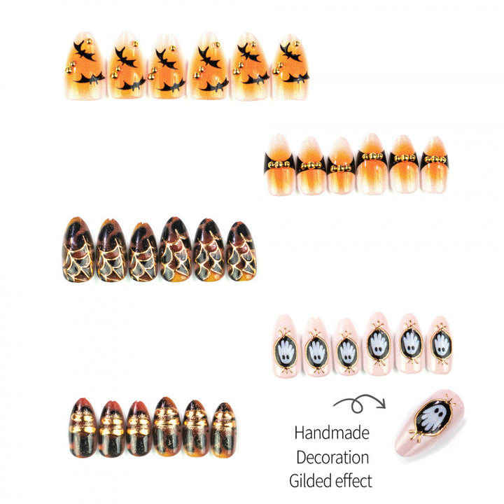 Halloween-Themen Künstlerische Druck-Nagelset