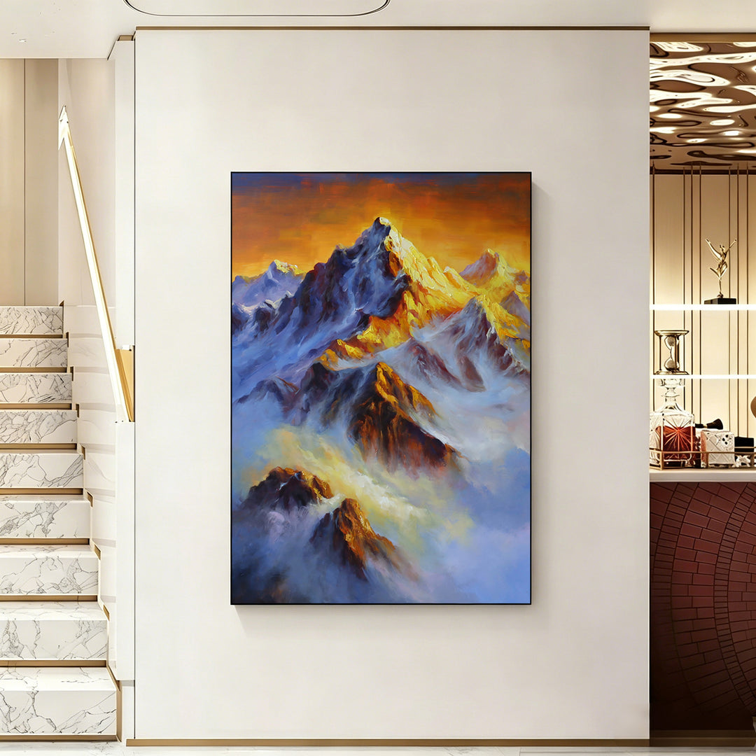 Berglandschaft Leinwandkunst für Wohnräume