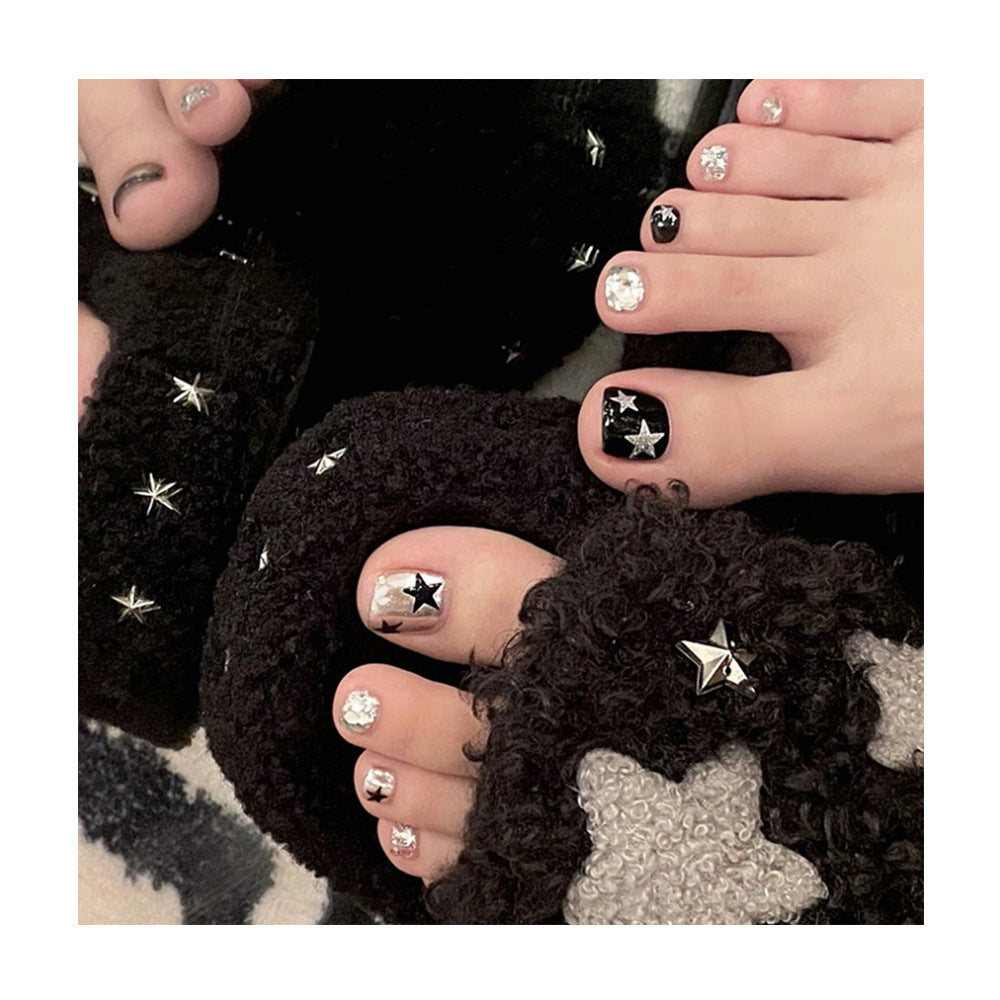 Sternen-Themen Nagelkunst Verlängerungen