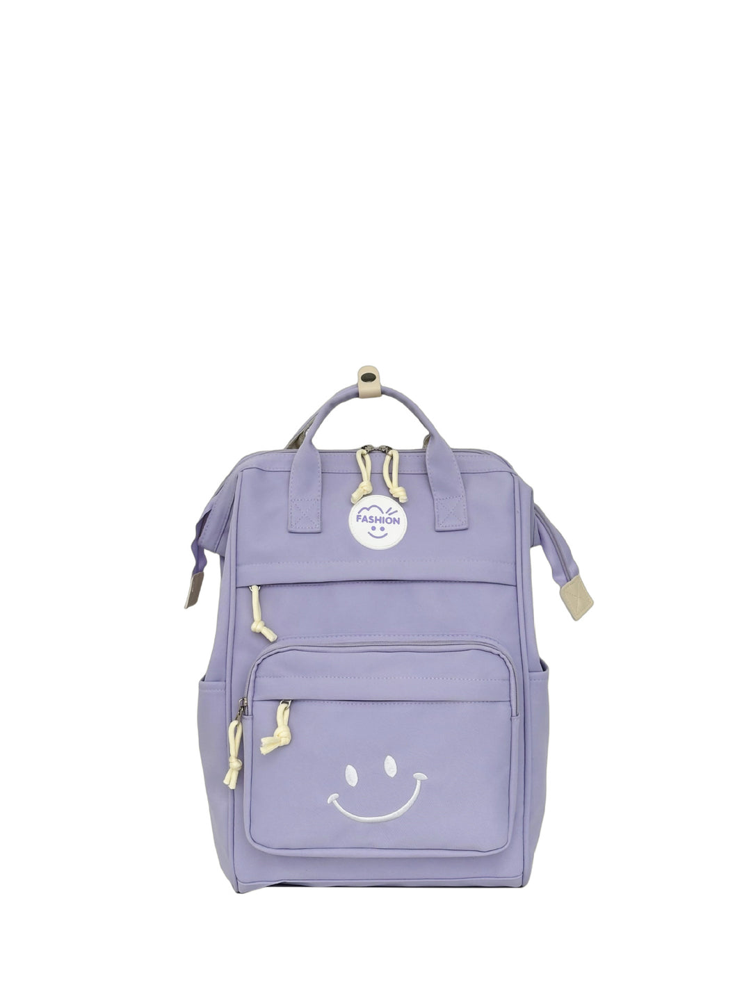 Trendy Multi-Taschen Smiley-Gesicht Rucksack Karnz