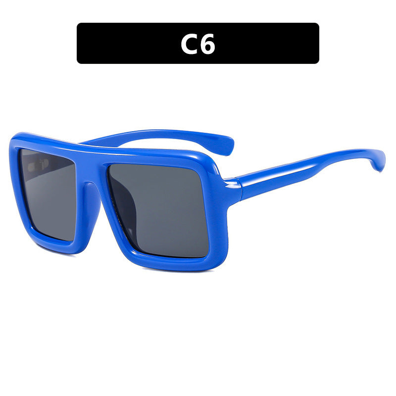 Damen Sonnenbrille im modernen, rechteckigen Design mit hoher UV-Schutzfunktion Karnz