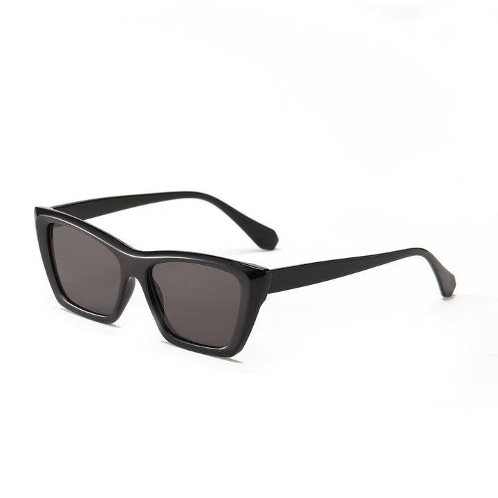 Damen geometrische Sonnenbrille mit stylischem Kunststoffrahmen Karnz