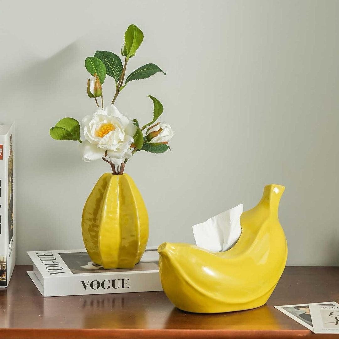 Dekorative Keramik Vase Karnz