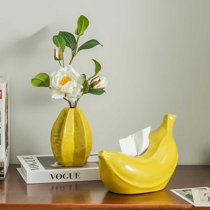 Dekorative Keramik Vase Karnz