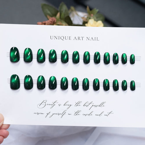 Glänzendes, langanhaltendes Press-On-Nagelset