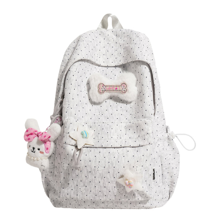 Leichte Polka Dot Freizeit-Rucksack Karnz